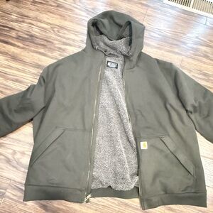 Carhartt Dark Green Hooded Performance Jacket